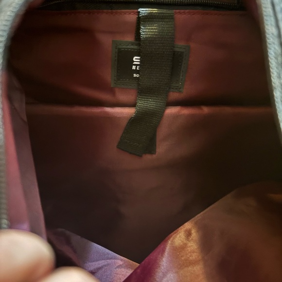 Solo Black and Burgundy Backpack - Picture 6 of 9